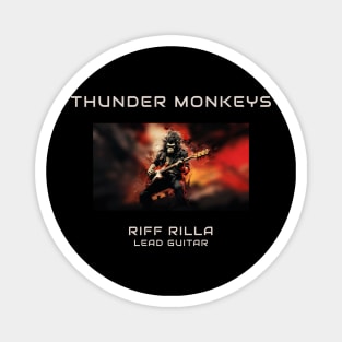 Riff Rilla - Lead Guitarist of the Thunder Monkeys Magnet